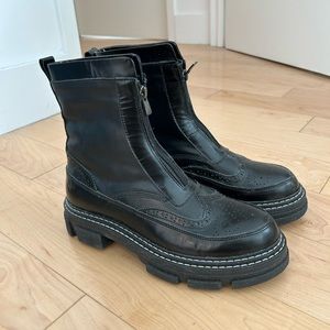 Black Zipup Boots